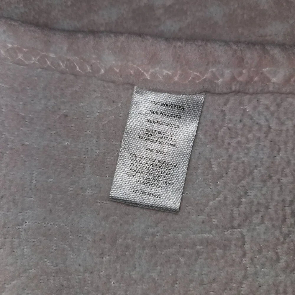 Tahari Baby Pink White Squares Fleece Baby Blanket 30